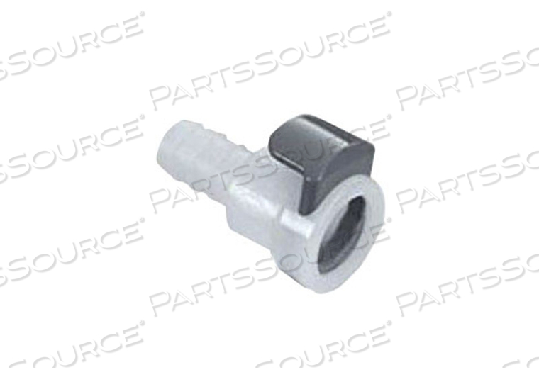 HOSE CONNECTOR, FEMALE, BLACK by Span-America Medical Systems