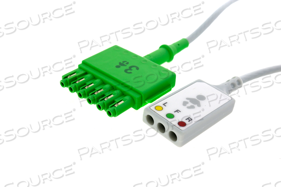ECG NEONATAL 3 LEAD ADAPTER CABLE, 2M by Draeger Inc.