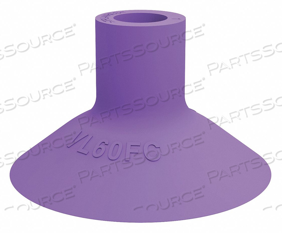 SUCTION CUP PURPLE 60MM DIA 36MM H PK5 by Valuline