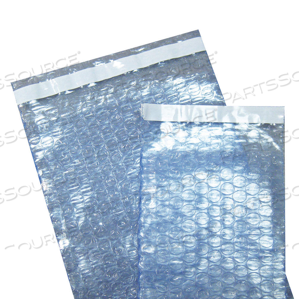 VCI BUBBLE BAGS, 6 IN BUBBLE BAG WD, 8 IN BUBBLE BAG LG, 600 BAGS PER CASE by Approved Vendor