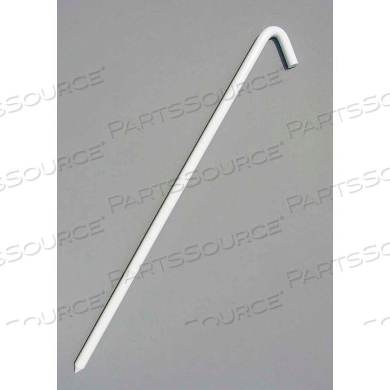 24" HOOK STAKE, BRIGHT WHITE by Cutshaw Industries 24" HOOK STAKE, BRIGHT WHITE by Cutshaw Industries