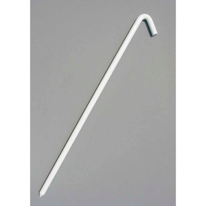 24" HOOK STAKE, BRIGHT WHITE by Cutshaw Industries