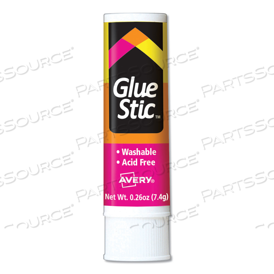 PERMANENT GLUE STIC VALUE PACK, 0.26 OZ, APPLIES WHITE, DRIES CLEAR by Avery PERMANENT GLUE STIC VALUE PACK, 0.26 OZ, APPLIES WHITE, DRIES CLEAR by Avery