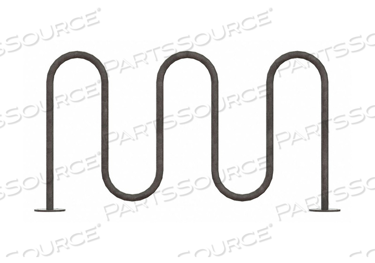 BIKE RACK SILVER 36 H 64 L STEEL by Graber Manufacturing