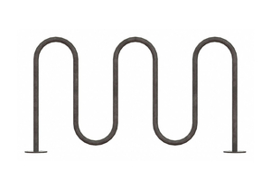 BIKE RACK SILVER 36 H 64 L STEEL by Graber Manufacturing