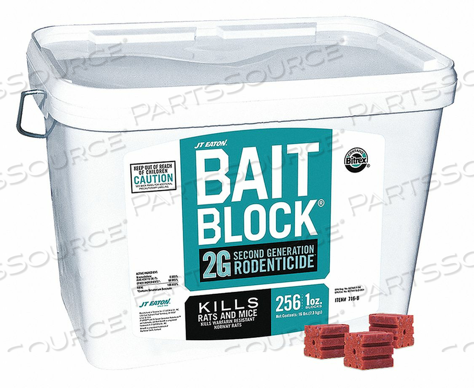 RODENTICIDE BLOCKS BROMADIOLONE 17.3 LB. by JT Eaton