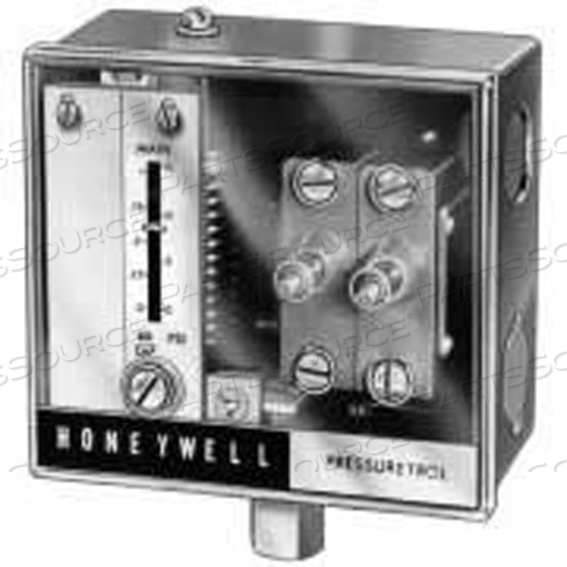 MANUAL RESET PRESSURETROL BREAKS ON PRESSURE RISE 10-150 PSI BREAKS 2 CIRCUITS by Honeywell