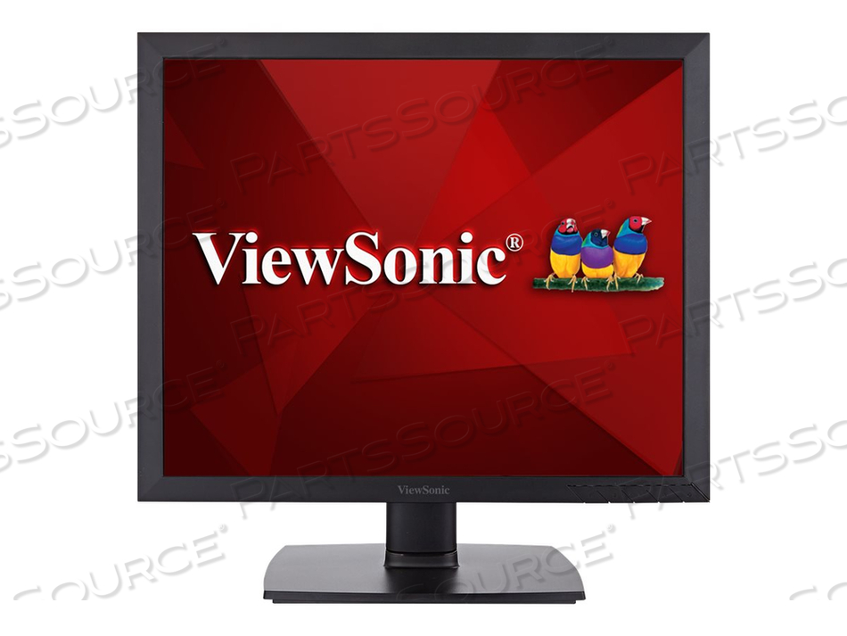 VIEWSONIC VA951S - LED MONITOR - 19" - 1280 X 1024 - IPS - 250 CD/M² - 1000:1 - 14 MS - DVI-D, VGA - BLACK 