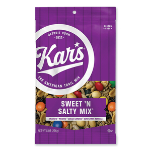 FRESH HARVEST TRAIL MIX, SWEET N SALTY, 8 OZ BAG, 12/BOX by Kar's