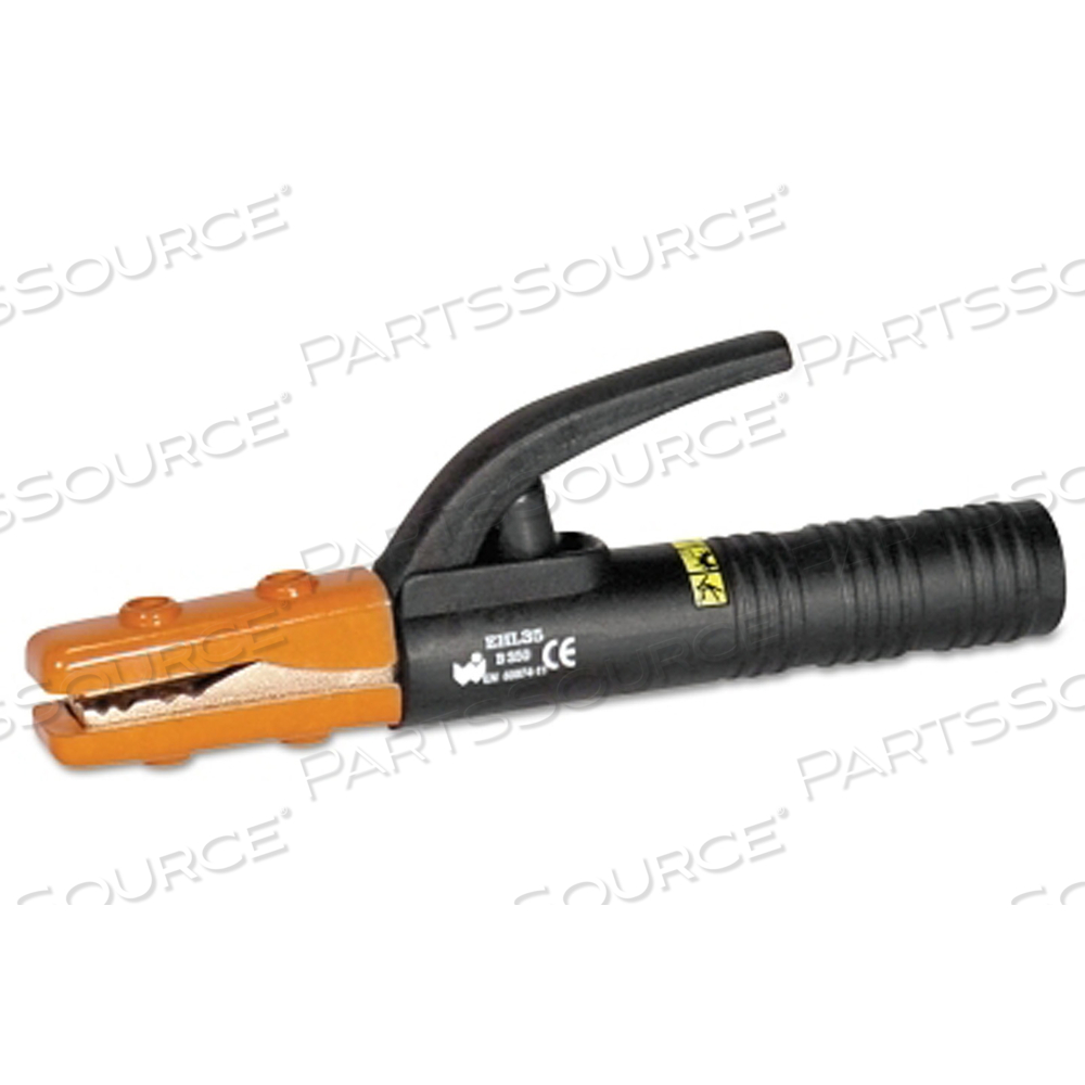 LEVER DESIGNED ELECTRODE HOLDER, 350 A, BRASS, FOR 2/0 CABLE, 6.3 MM CAP by Best Welds LEVER DESIGNED ELECTRODE HOLDER, 350 A, BRASS, FOR 2/0 CABLE, 6.3 MM CAP by Best Welds