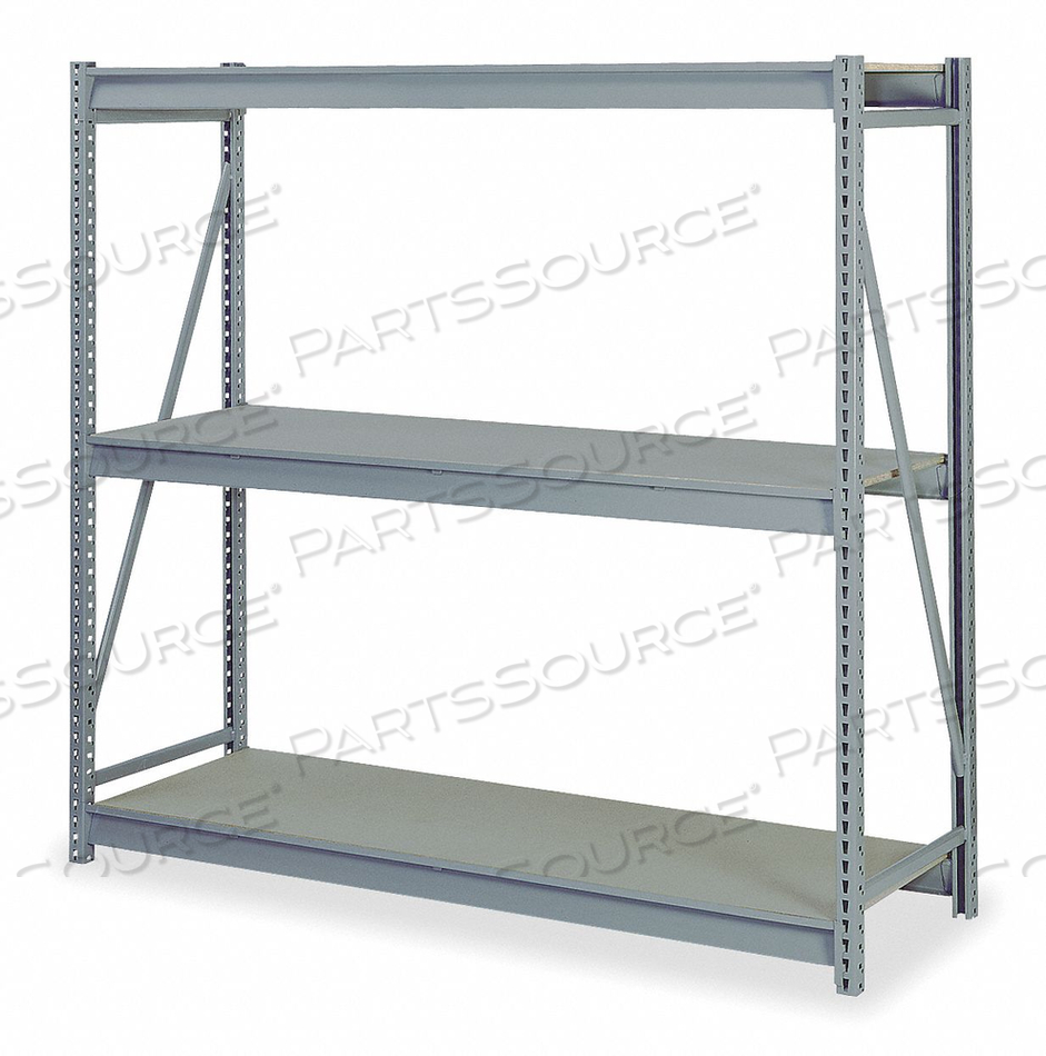 BULK RACK STARTER 72 H 96 W 24 D GRAY by Lyon BULK RACK STARTER 72 H 96 W 24 D GRAY by Lyon
