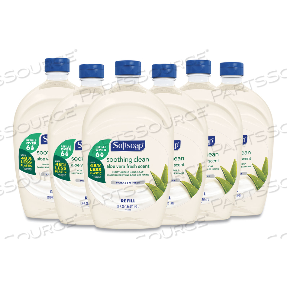 MOISTURIZING HAND SOAP REFILL WITH ALOE, FRESH, 50 OZ by Softsoap MOISTURIZING HAND SOAP REFILL WITH ALOE, FRESH, 50 OZ by Softsoap