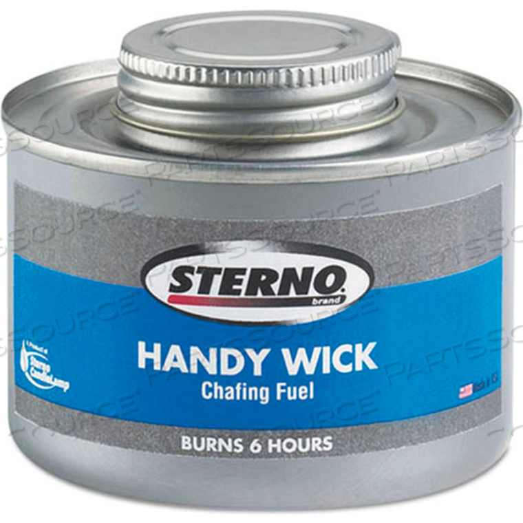 HANDY WICK CHAFING FUEL CAN, TWIST CAP WICK, 6 HOUR BURN, 8 OZ., 24/CARTON by United Stationers Supply
