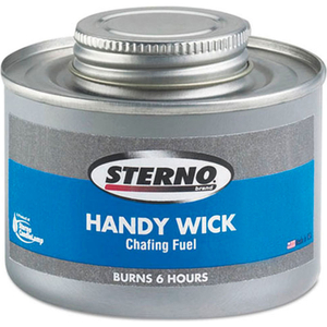 HANDY WICK CHAFING FUEL CAN, TWIST CAP WICK, 6 HOUR BURN, 8 OZ., 24/CARTON by United Stationers Supply HANDY WICK CHAFING FUEL CAN, TWIST CAP WICK, 6 HOUR BURN, 8 OZ., 24/CARTON by United Stationers Supply