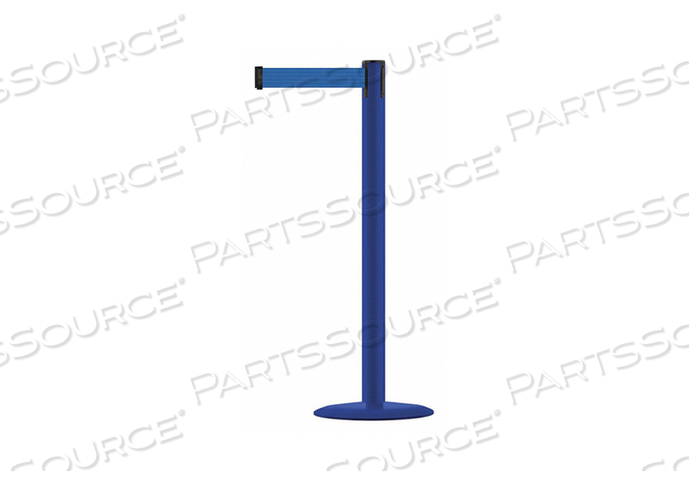 BARRIER POST WITH BELT 13 FT L BLUE by Tensabarrier