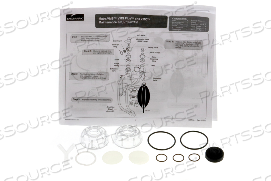 MAINTENANCE KIT; VMS, VMS PLUS AND VMC by Midmark Corp.