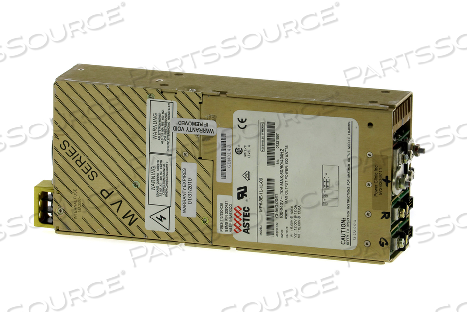 2260421 GE Healthcare VME CONSOLE POWER SUPPLY ASSEMBLY PartsSource