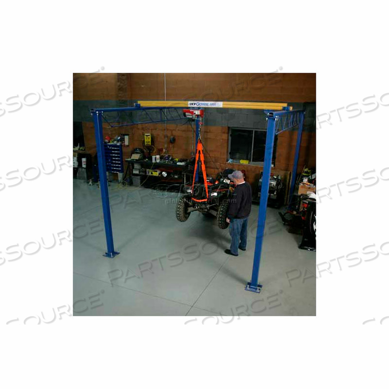 SHOP CRANE 2000 LBS. CAPACITY, 10' SPAN & 12' HEIGHT by Gorbel, Inc. SHOP CRANE 2000 LBS. CAPACITY, 10' SPAN & 12' HEIGHT by Gorbel, Inc.