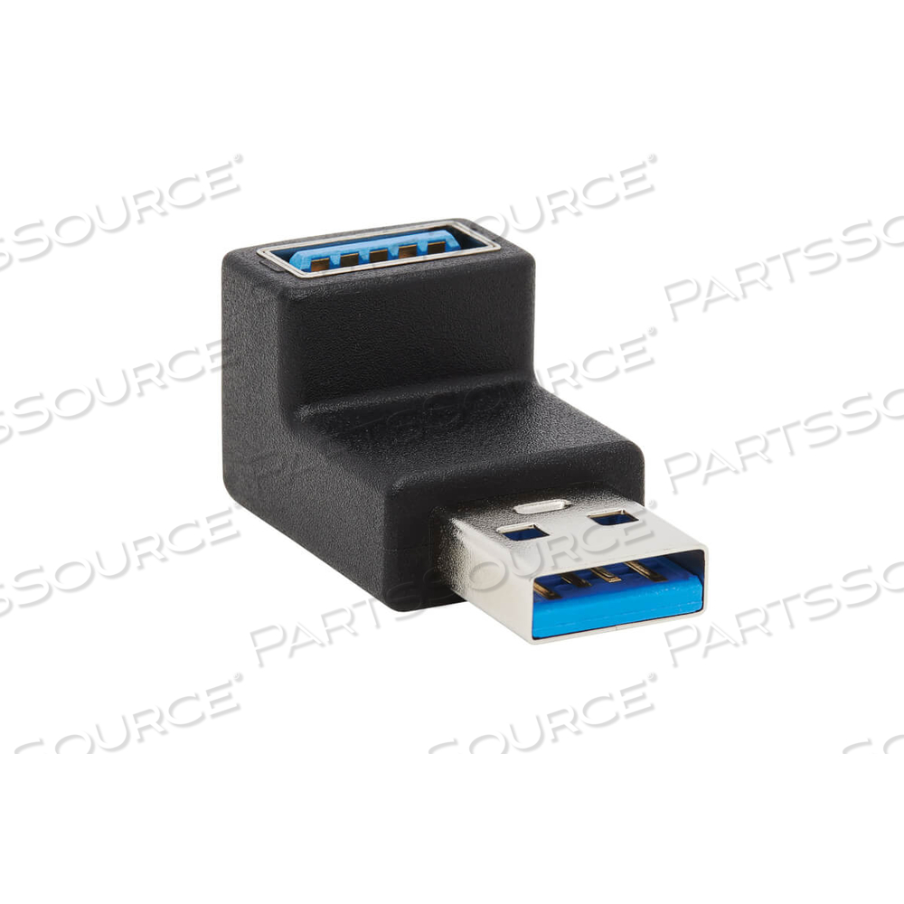 USB ADAPTER USB 3.0 SUPERSPEED USB-A TO USB-A M/F UP ANGLE BLACK by Tripp Lite