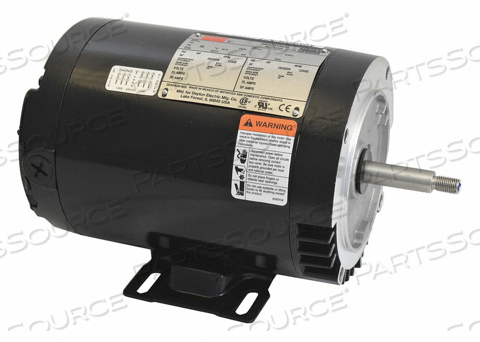 MOTOR 3/4 HP 3 530/2 910 RPM 208-230/460 by DAYTON ELECTRIC MANUFACTURING CO MOTOR 3/4 HP 3 530/2 910 RPM 208-230/460 by DAYTON ELECTRIC MANUFACTURING CO