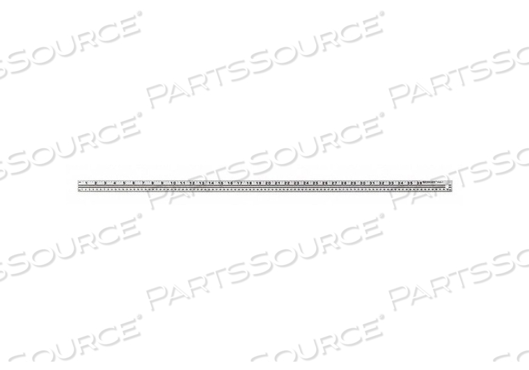 YARDSTICK ALUMINUM LINED 8THS 39IN METAL by Westcott YARDSTICK ALUMINUM LINED 8THS 39IN METAL by Westcott