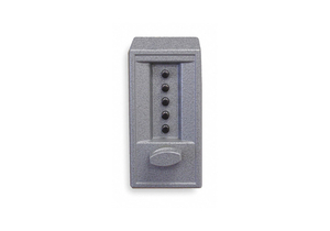 PUSH BUTTON LOCK ENTRY GRAY POWDER PAINT by Kaba