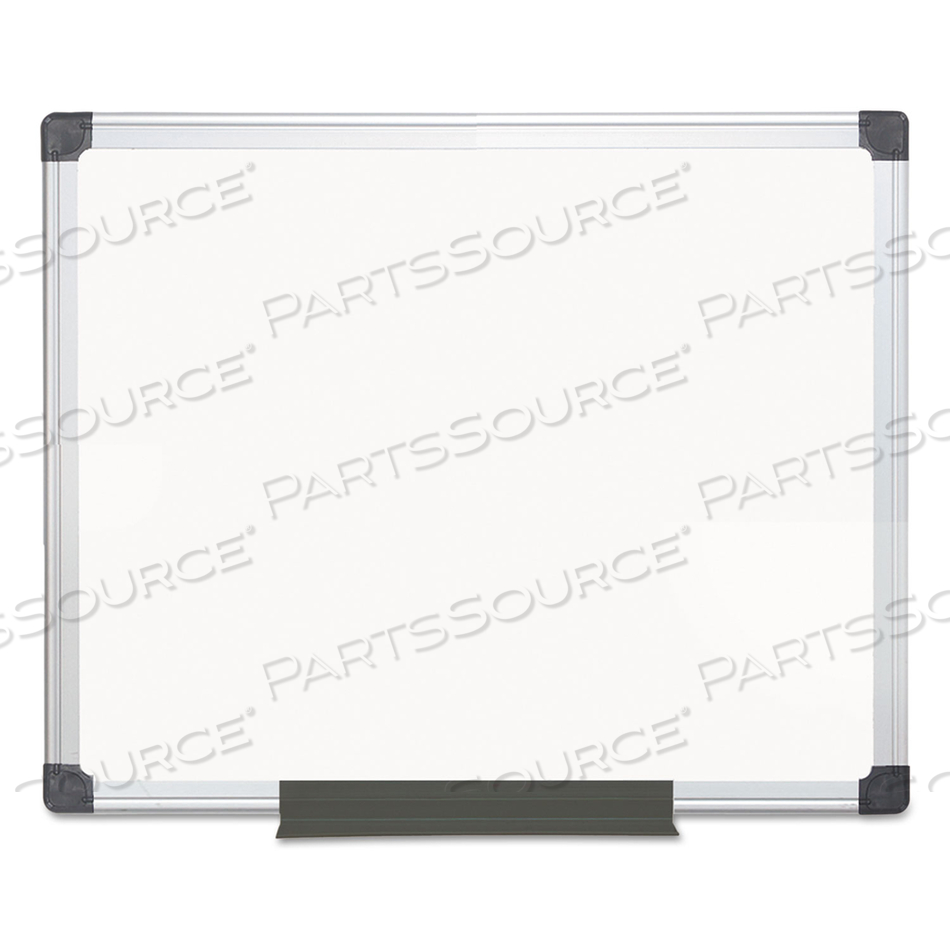 VALUE MELAMINE DRY ERASE BOARD, 24 X 36, WHITE, ALUMINUM FRAME by MasterVision VALUE MELAMINE DRY ERASE BOARD, 24 X 36, WHITE, ALUMINUM FRAME by MasterVision