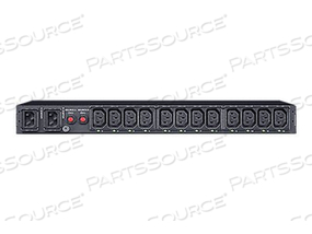 SWITCHED ATS PDU44004, POWER DISTRIBUTION UNIT (RACK-MOUNTABLE), AC 200-240 V, 1-PHASE, ETHERNET, SERIAL, INPUT: 2 X IEC 60320 C14, OUTPUT C by CyberPower SWITCHED ATS PDU44004, POWER DISTRIBUTION UNIT (RACK-MOUNTABLE), AC 200-240 V, 1-PHASE, ETHERNET, SERIAL, INPUT: 2 X IEC 60320 C14, OUTPUT C by CyberPower