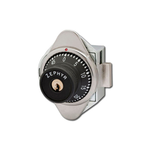 BUILT-IN COMBINATION LOCK VERTICAL DEAD BOLT CONTROL KEY OPTION - LEFT HINGED by Zephyr Lock LLC