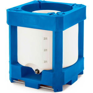 BONAR PLASTICS SANITAINER IBC CONTAINER 240 GALLON - STACKABLE 46"L X 46"W X 52"H by Snyder Industries