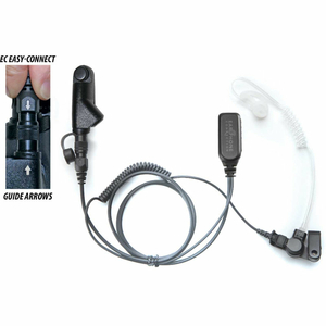 HAWK EASY-CONNECT LAPEL MICROPHONE SURVEILLANCE KIT, HARRIS by Earphone Connection