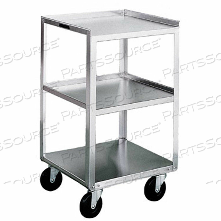 STAINLESS STEEL MOBILE EQUIPMENT STAND, 3 SHELVES, 500 LB. CAPACITY by Lakeside Manufacturing, Inc.