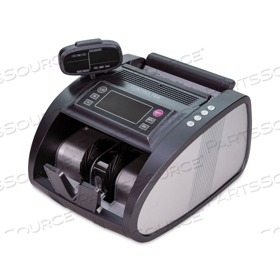 BILL COUNTER, 1,200 BILLS/MIN, 11.41 X 9.45 X 8.66, GRAY by CONTROLTEK