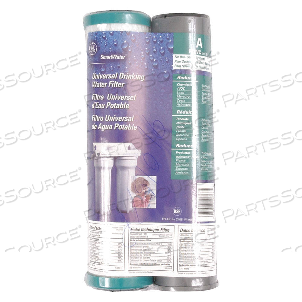FILTER CARTRIDGE 0.5 MICRON 9 3/4 H by General Electric Company
