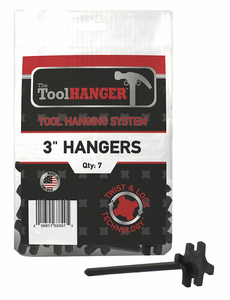 TOOL HANGER BLACK 2 LB CAPACITY PK7 by Toolhanger