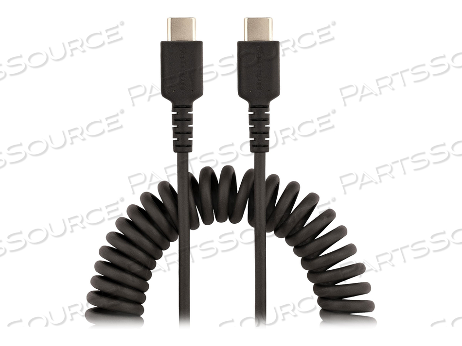 20IN (50CM) USB C CHARGING CABLE, COILED HEAVY DUTY FAST CHARGE & SYNC USB-C CABLE, HIGH QUALITY USB 2.0 TYPE-C CABLE, RUGGED ARAMID FIBER, by StarTech.com Ltd. 20IN (50CM) USB C CHARGING CABLE, COILED HEAVY DUTY FAST CHARGE & SYNC USB-C CABLE, HIGH QUALITY USB 2.0 TYPE-C CABLE, RUGGED ARAMID FIBER, by StarTech.com Ltd.