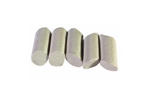 TUMBLER MEDIA, PORCELAIN, ANGLE CUT CYLINDER, POLISHED FINISH, 50 LB by Vibra Finish TUMBLER MEDIA, PORCELAIN, ANGLE CUT CYLINDER, POLISHED FINISH, 50 LB by Vibra Finish