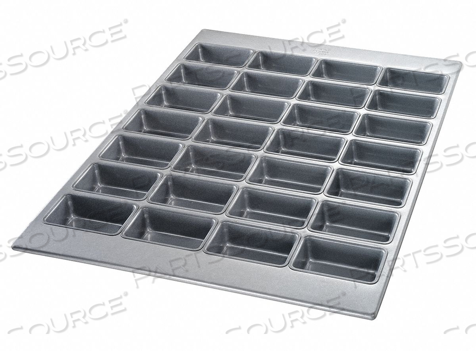 MINI LOAF PAN 28 MOULDS by Chicago Metallic MINI LOAF PAN 28 MOULDS by Chicago Metallic