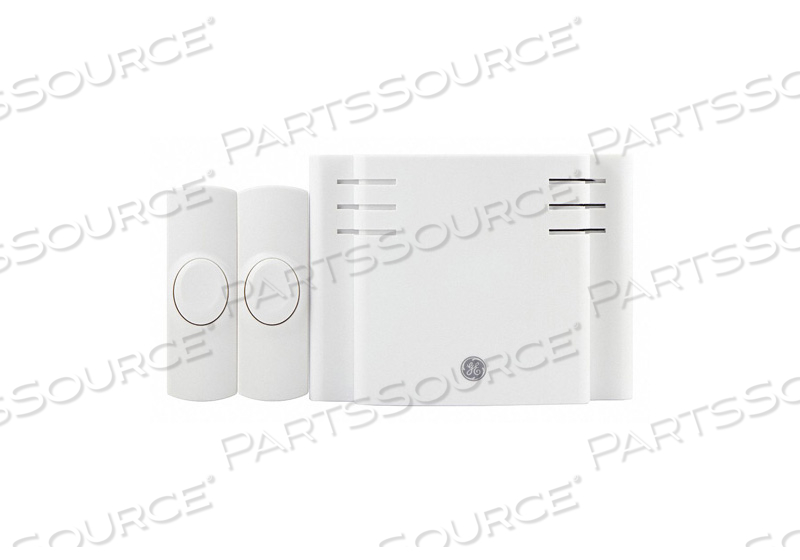 DOOR CHIME WIRELESS 8 MELODY 2 BUTTON by General Electric Company