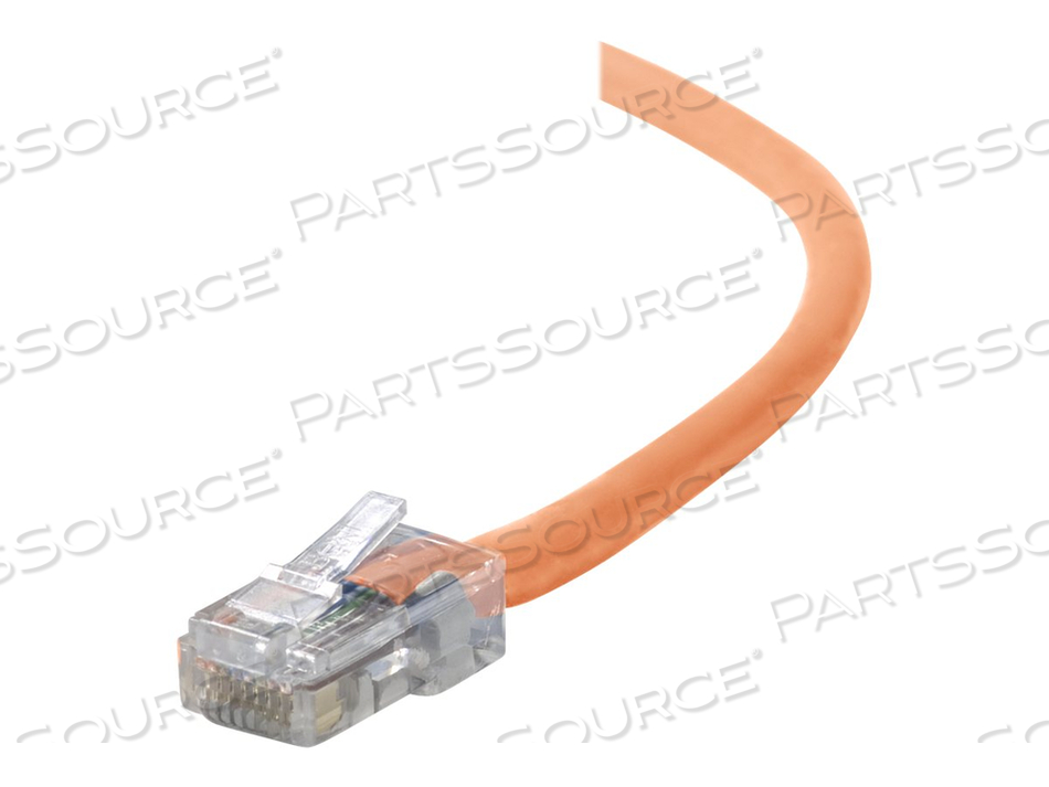 15FT CAT5E PATCH CABLE, UTP, ORANGE PVC JACKET, 24AWG, T568B, 50 MICRON, GOLD PL by Belkin
