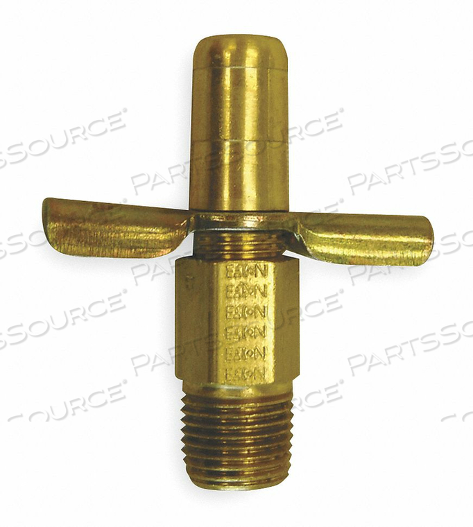 DRAIN COCK BRASS MNPT 1/8 IN by Anderson Metals DRAIN COCK BRASS MNPT 1/8 IN by Anderson Metals