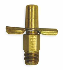DRAIN COCK BRASS MNPT 1/8 IN by Anderson Metals DRAIN COCK BRASS MNPT 1/8 IN by Anderson Metals