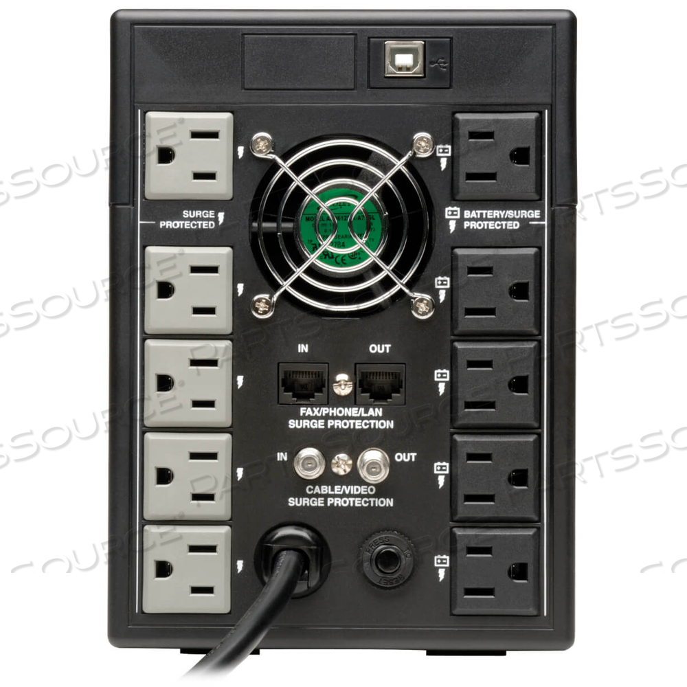 1500VA UPS LCD BATTERY BACK UP TOWER AVR 120V USB COAX RJ45 by Tripp Lite