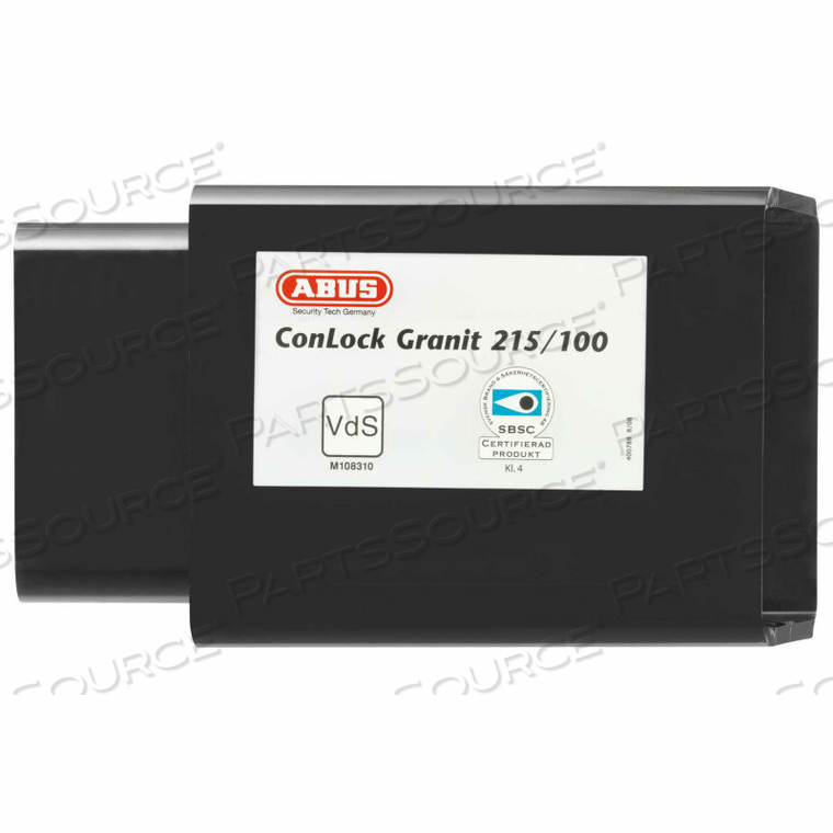 CONLOCK GRANIT 215/100 WITH GRAINT 37HB/70 KD STORAGE CONTAINER LOCK by Abus