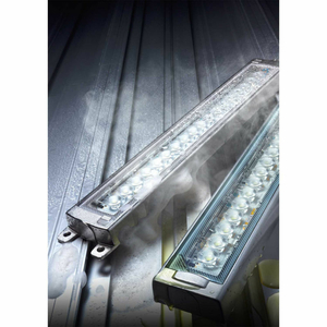 INDUSTRIAL LED MACHINE LIGHT, 300MM, TEMPERED GLASS, ALUMINUM, DC24V by Patlite USA Corporation