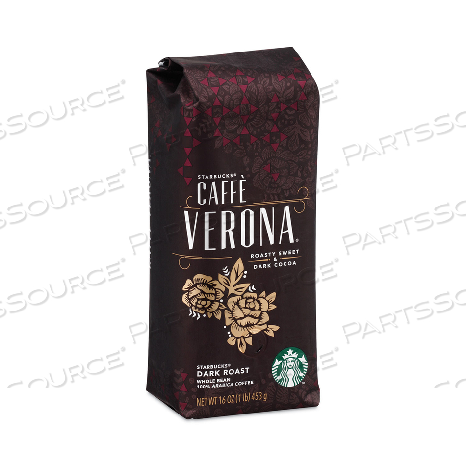 WHOLE BEAN COFFEE, CAFFE VERONA, 1 LB BAG by Starbucks WHOLE BEAN COFFEE, CAFFE VERONA, 1 LB BAG by Starbucks