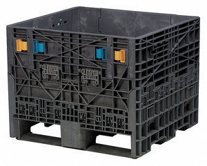 COLLAPSIBLE CONTAINER 32 IN L 30 IN W BL by Akro-Mils / Myers Industries, Inc