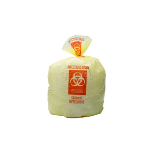 HIGH DENSITY YELLOW INFECTIOUS LINEN LINER, 14 MICRONS, 31" X 43", PKG QTY 250 by Elkay Plastics HIGH DENSITY YELLOW INFECTIOUS LINEN LINER, 14 MICRONS, 31" X 43", PKG QTY 250 by Elkay Plastics