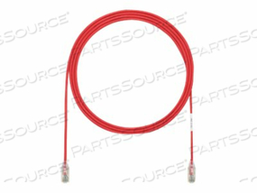 PANDUIT TX6-28 CATEGORY 6 PERFORMANCE - PATCH CABLE - RJ-45 (M) TO RJ-45 (M) - 1 FT - UTP - CAT 6 - IEEE 802.3AF/IEEE 802.3AT - BOOTED, HALOGEN-FREE, SNAGLESS, STRANDED - RED - (QTY PER PACK: 25) 