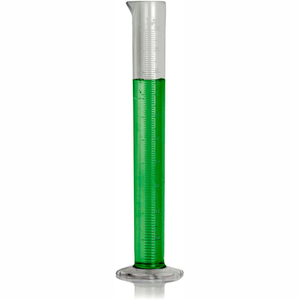 TPX GRADUATED CYLINDER, 100ML CAPACITY, 1.0ML GRADUATION, CLEAR, 1/PK by Bel-Art Products